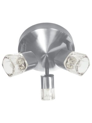 NETTO ΦΩΤΙΣΤΙΚΟ ΟΡΟΦΗΣ ΝΙΚΕΛΙΟ ΜΑΤ ΜΕΤΑΛΛΙΚΟ ΣΥΜΒΑΤΙΚΟ 3ΧG9 IP20 Φ170Χ105mm