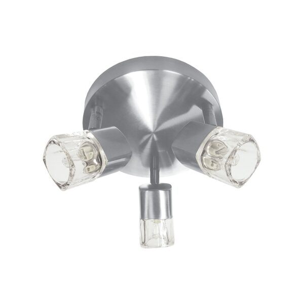 NETTO ΦΩΤΙΣΤΙΚΟ ΟΡΟΦΗΣ ΝΙΚΕΛΙΟ ΜΑΤ ΜΕΤΑΛΛΙΚΟ ΣΥΜΒΑΤΙΚΟ 3ΧG9 IP20 Φ170Χ105mm