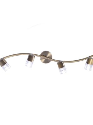 ΣΠΟΤ ΜΕ ΓΥΑΛΙ G9 IIII ΡΑΓΑ ΜΠΡΟΝΖΕ NAPLES