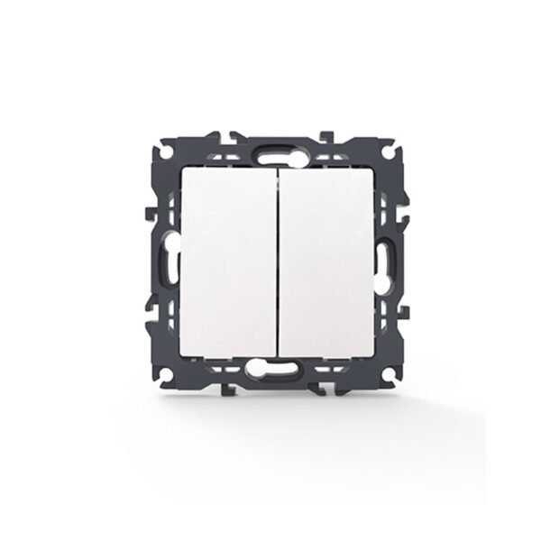 PRIME ΔΙΑΚΟΠΤΗΣ ΚΟΜΜΥΤΑΤΕΡ ΜΕ ΚΛΙΠ ΠΛΑΣΤΙΚΟΣ ΛΕΥΚΟΣ 2P 10AX 250VAC IP20