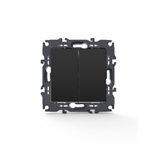 PRIME ΔΙΑΚΟΠΤΗΣ ΚΟΜΜΥΤΑΤΕΡ ΜΕ ΚΛΙΠ ΠΛΑΣΤΙΚΟΣ MAT ΑΝΘΡΑΚΙ 2P 10AX 250VAC IP20