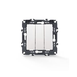 PRIME ΔΙΑΚΟΠΤΗΣ ΤΡΙΠΛΟΣ ΑΠΛΟΣ ΜΕ ΒΙΔΑ ΠΛΑΣΤΙΚΟΣ ΛΕΥΚΟΣ 3P 10AX 250VAC IP20