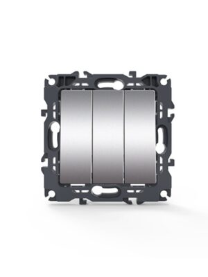 PRIME ΔΙΑΚΟΠΤΗΣ ΤΡΙΠΛΟΣ ΑΠΛΟΣ ΜΕ ΒΙΔΑ ΠΛΑΣΤΙΚΟΣ MAT ΑΛΟΥΜΙΝΙΟ 3P 10AX 250VAC IP20