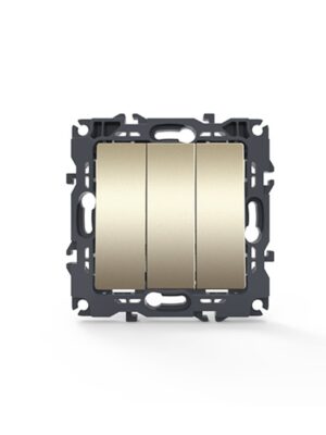 PRIME ΔΙΑΚΟΠΤΗΣ ΤΡΙΠΛΟΣ ΑΠΛΟΣ ΜΕ ΒΙΔΑ ΠΛΑΣΤΙΚΟΣ MAT ΣΑΜΠΑΝΙΖΕ 3P 10AX 250VAC IP20