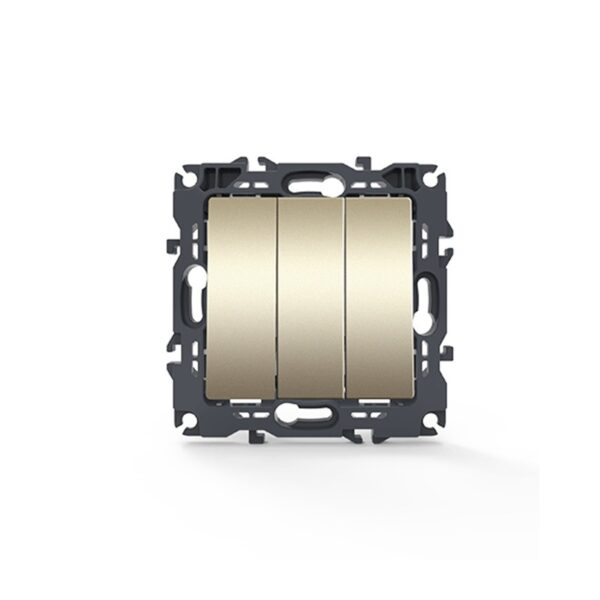 PRIME ΔΙΑΚΟΠΤΗΣ ΤΡΙΠΛΟΣ ΑΠΛΟΣ ΜΕ ΒΙΔΑ ΠΛΑΣΤΙΚΟΣ MAT ΣΑΜΠΑΝΙΖΕ 3P 10AX 250VAC IP20