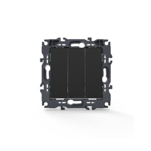 PRIME ΔΙΑΚΟΠΤΗΣ ΤΡΙΠΛΟΣ ΑΠΛΟΣ ΜΕ ΒΙΔΑ ΠΛΑΣΤΙΚΟΣ MAT ΑΝΘΡΑΚΙ 3P 10AX 250VAC IP20