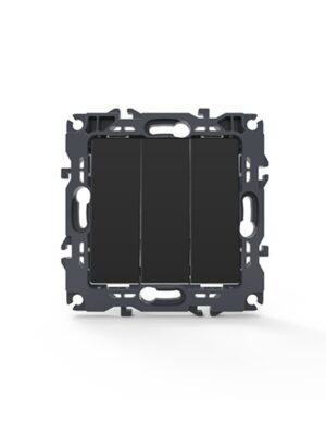 PRIME ΔΙΑΚΟΠΤΗΣ ΤΡΙΠΛΟΣ ΑΠΛΟΣ ΜΕ ΒΙΔΑ ΠΛΑΣΤΙΚΟΣ MAT ΑΝΘΡΑΚΙ 3P 10AX 250VAC IP20