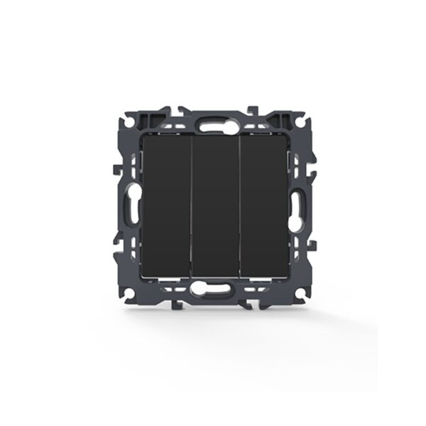 PRIME ΔΙΑΚΟΠΤΗΣ ΤΡΙΠΛΟΣ ΑΠΛΟΣ ΜΕ ΒΙΔΑ ΠΛΑΣΤΙΚΟΣ MAT ΑΝΘΡΑΚΙ 3P 10AX 250VAC IP20