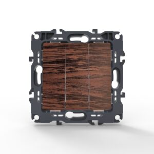 PRIME ΔΙΑΚΟΠΤΗΣ ΤΡΙΠΛΟΣ ΑΠΛΟΣ ΜΕ ΒΙΔΑ ΠΛΑΣΤΙΚΟΣ ΧΡΩΜΑ ΞΥΛΟΥ 3P 10AX 250VAC IP20