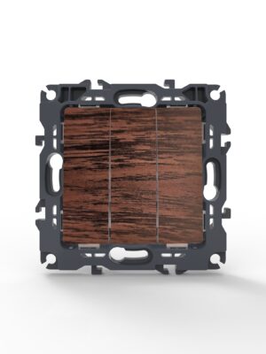 PRIME ΔΙΑΚΟΠΤΗΣ ΤΡΙΠΛΟΣ ΑΠΛΟΣ ΜΕ ΒΙΔΑ ΠΛΑΣΤΙΚΟΣ ΧΡΩΜΑ ΞΥΛΟΥ 3P 10AX 250VAC IP20