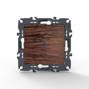 PRIME ΔΙΑΚΟΠΤΗΣ ΑΛΕΡΕΤΟΥΡ & LED ΛΥΧΝΙΑ ΕΛΕΓΧΟΥ ΜΕ ΚΛΙΠ ΠΛΑΣΤΙΚΟΣ ΧΡΩΜΑ ΞΥΛΟΥ 1P 10AX 250VAC IP20