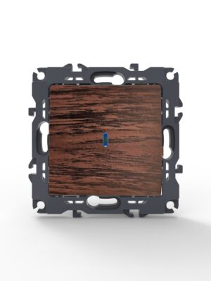 PRIME ΔΙΑΚΟΠΤΗΣ ΑΛΕΡΕΤΟΥΡ & LED ΛΥΧΝΙΑ ΕΛΕΓΧΟΥ ΜΕ ΚΛΙΠ ΠΛΑΣΤΙΚΟΣ ΧΡΩΜΑ ΞΥΛΟΥ 1P 10AX 250VAC IP20