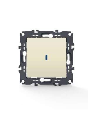 PRIME ΔΙΑΚΟΠΤΗΣ ΑΛΕΡΕΤΟΥΡ & LED ΛΥΧΝΙΑ ΠΡΟΣΑΝΑΤΟΛΙΣ ΜΟΥ ΜΕ ΚΛΙΠ ΠΛΑΣΤΙΚΟΣ ΙΒΟΥΑΡ 1P 10AX 250VAC IP20