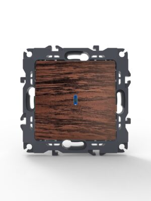 PRIME ΔΙΑΚΟΠΤΗΣ ΑΛΕΡΕΤΟΥΡ & LED ΛΥΧΝΙΑ ΠΡΟΣΑΝΑΤΟΛΙΣ ΜΟΥ ΜΕ ΚΛΙΠ ΠΛΑΣΤΙΚΟΣ ΧΡΩΜΑ ΞΥΛΟΥ 1P 10AX 250VAC IP20