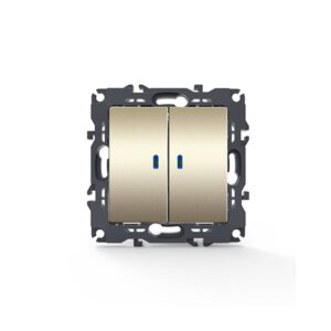 PRIME ΔΙΑΚΟΠΤΗΣ ΚΟΜΜΥΤΑΤΕΡ & LED ΛΥΧΝΙΑ ΠΡΟΣΑΝΑΤΟΛΙΣ ΜΟΥ ΚΛΙΠ ΠΛΑΣΤΙΚΟΣ MAT ΣΑΜΠΑΝΙΖΕ 2P 10AX 250VAC IP20