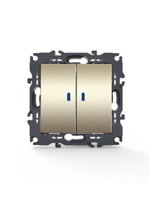 PRIME ΔΙΑΚΟΠΤΗΣ ΚΟΜΜΥΤΑΤΕΡ & LED ΛΥΧΝΙΑ ΠΡΟΣΑΝΑΤΟΛΙΣ ΜΟΥ ΚΛΙΠ ΠΛΑΣΤΙΚΟΣ MAT ΣΑΜΠΑΝΙΖΕ 2P 10AX 250VAC IP20