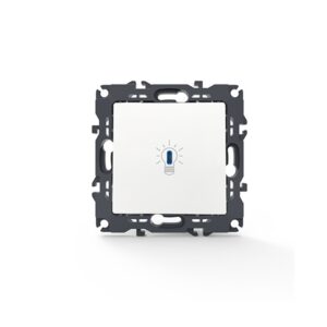 PRIME ΜΠΟΥΤΟΝ ΚΛΙΜΑΚΟΣΤΑΣΙΟΥ & LED ΛΥΧΝΙΑ ΜΕ ΚΛΙΠ ΠΛΑΣΤΙΚΟ ΛΕΥΚΟ 1P 10A 250VAC IP20