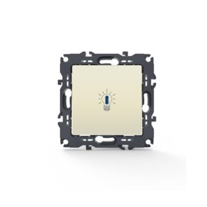 PRIME ΜΠΟΥΤΟΝ ΚΛΙΜΑΚΟΣΤΑΣΙΟΥ & LED ΛΥΧΝΙΑ ΜΕ ΚΛΙΠ ΠΛΑΣΤΙΚΟ ΙΒΟΥΑΡ 1P 10A 250VAC IP20