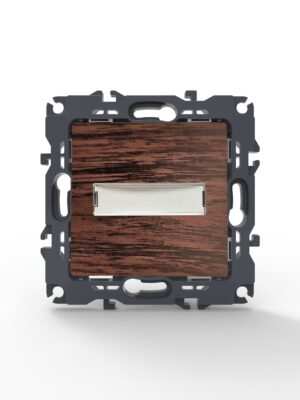 PRIME ΜΠΟΥΤΟΝ ΕΠΙΓΡΑΦΗΣ & LED ΛΥΧΝΙΑ 12VAC ΜΕ ΚΛΙΠ ΠΛΑΣΤΙΚΟ ΧΡΩΜΑ ΞΥΛΟΥ 1P 10A 250VAC IP20