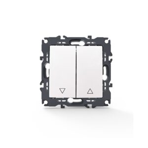 PRIME ΜΠΟΥΤΟΝ ΡΟΛΛΩΝ ΜΕ ΚΛΙΠ ΠΛΑΣΤΙΚΟ ΛΕΥΚΟ 2P 10A 250VAC IP20