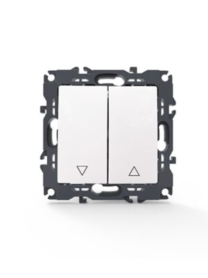 PRIME ΜΠΟΥΤΟΝ ΡΟΛΛΩΝ ΜΕ ΚΛΙΠ ΠΛΑΣΤΙΚΟ ΛΕΥΚΟ 2P 10A 250VAC IP20