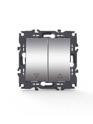 PRIME ΜΠΟΥΤΟΝ ΡΟΛΛΩΝ ΜΕ ΚΛΙΠ ΠΛΑΣΤΙΚΟ MAT ΑΛΟΥΜΙΝΙΟ 2P 10A 250VAC IP20