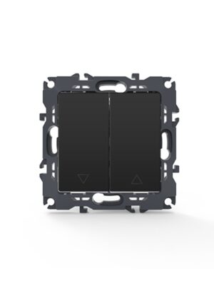 PRIME ΜΠΟΥΤΟΝ ΡΟΛΛΩΝ ΜΕ ΚΛΙΠ ΠΛΑΣΤΙΚΟ MAT ΑΝΘΡΑΚΙ 2P 10A 250VAC IP20