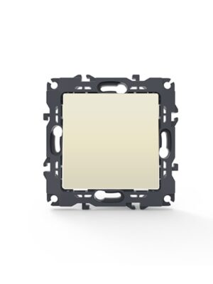 PRIME ΜΠΟΥΤΟΝ ΑΠΛΟ ΜΕ ΚΛΙΠ ΠΛΑΣΤΙΚΟ ΙΒΟΥΑΡ 1P 10A 250VAC IP20