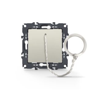 PRIME ΜΠΟΥΤΟΝ ΤΡΑΒΗΧΤΟ ΜΕ ΚΛΙΠ ΠΛΑΣΤΙΚΟ ΙΒΟΥΑΡ 1P 10A 250VAC IP20