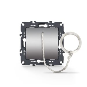 PRIME ΜΠΟΥΤΟΝ ΤΡΑΒΗΧΤΟ ΜΕ ΚΛΙΠ ΠΛΑΣΤΙΚΟ MAT ΑΛΟΥΜΙΝΙΟ 1P 10A 250VAC IP20