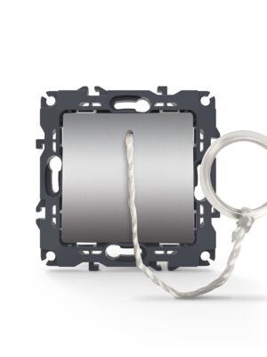 PRIME ΜΠΟΥΤΟΝ ΤΡΑΒΗΧΤΟ ΜΕ ΚΛΙΠ ΠΛΑΣΤΙΚΟ MAT ΑΛΟΥΜΙΝΙΟ 1P 10A 250VAC IP20