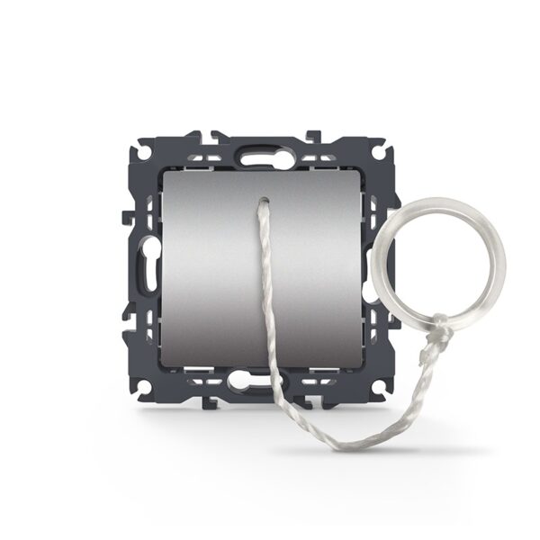 PRIME ΜΠΟΥΤΟΝ ΤΡΑΒΗΧΤΟ ΜΕ ΚΛΙΠ ΠΛΑΣΤΙΚΟ MAT ΑΛΟΥΜΙΝΙΟ 1P 10A 250VAC IP20