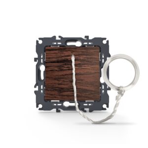 PRIME ΜΠΟΥΤΟΝ ΤΡΑΒΗΧΤΟ ΜΕ ΚΛΙΠ ΠΛΑΣΤΙΚΟ ΧΡΩΜΑ ΞΥΛΟΥ 1P 10A 250VAC IP20