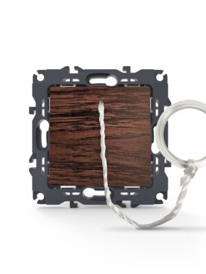 PRIME ΜΠΟΥΤΟΝ ΤΡΑΒΗΧΤΟ ΜΕ ΚΛΙΠ ΠΛΑΣΤΙΚΟ ΧΡΩΜΑ ΞΥΛΟΥ 1P 10A 250VAC IP20