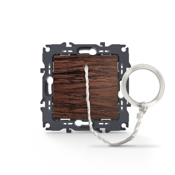 PRIME ΜΠΟΥΤΟΝ ΤΡΑΒΗΧΤΟ ΜΕ ΚΛΙΠ ΠΛΑΣΤΙΚΟ ΧΡΩΜΑ ΞΥΛΟΥ 1P 10A 250VAC IP20