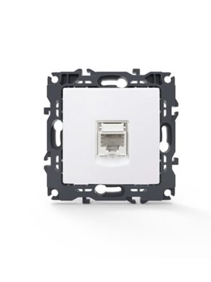 PRIME ΠΡΙΖΑ ΤΗΛΕΦΩΝΟΥ ΛΕΥΚΗ ΜΕ ΒΥΣΜΑ 1XRJ11 CAT3 IP20