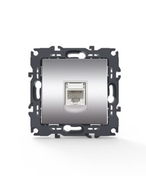 PRIME ΠΡΙΖΑ ΤΗΛΕΦΩΝΟΥ MAT ΑΛΟΥΜΙΝΙΟ ΜΕ ΒΥΣΜΑ 1XRJ11 CAT3 IP20