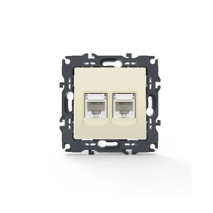 PRIME ΠΡΙΖΑ ΤΗΛΕΦΩΝΟΥ ΙΒΟΥΑΡ ΜΕ ΒΥΣΜΑ 2XRJ11 CAT3 IP20