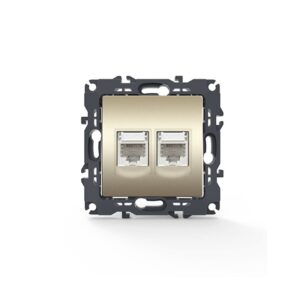 PRIME ΠΡΙΖΑ ΤΗΛΕΦΩΝΟΥ MAT ΣΑΜΠΑΝΙΖΕ ΜΕ ΒΥΣΜΑ 2XRJ11 CAT3 IP20