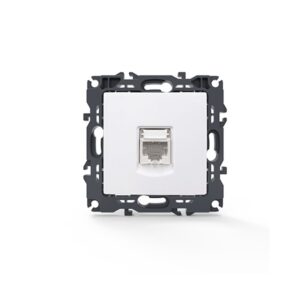 PRIME ΠΡΙΖΑ ΔΙΚΤΥΟΥ ΛΕΥΚΗ 1XRJ45 CAT6 UTP IP20