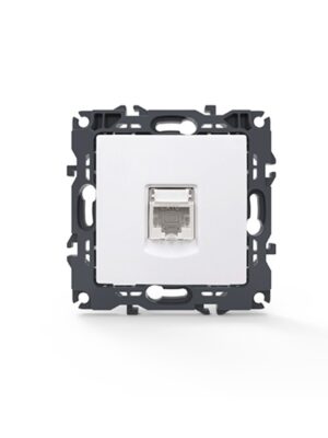 PRIME ΠΡΙΖΑ ΔΙΚΤΥΟΥ ΛΕΥΚΗ 1XRJ45 CAT6 UTP IP20