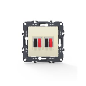 PRIME ΠΡΙΖΑ ΗΧΕΙΩΝ ΔΙΠΛΗ ΜΕ ΚΛΙΠ ΠΛΑΣΤΙΚΗ ΙΒΟΥΑΡ 36-230VAC IP20