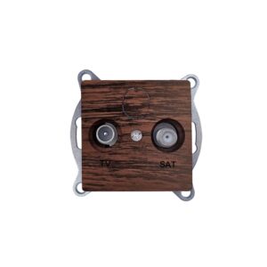 PRIME ΠΡΙΖΑ TV-SAT ΔΙΕΛΕΥΣΗΣ ΧΡΩΜΑ ΞΥΛΟΥ & F ΣΥΝΔΕΣΜΟΣ IP20