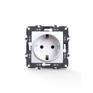 PRIME ΠΡΙΖΑ ΣΟΥΚΟ ΑΣΦΑΛΕΙΑΣ ΛΕΥΚΗ 2P+E 16A 250VAC IP20