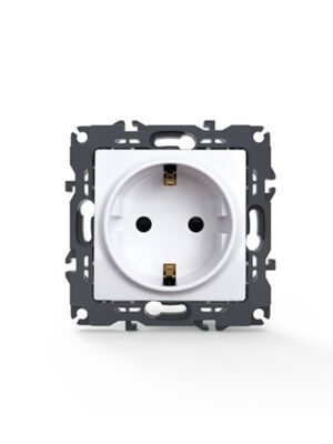 PRIME ΠΡΙΖΑ ΣΟΥΚΟ ΑΣΦΑΛΕΙΑΣ ΛΕΥΚΗ 2P+E 16A 250VAC IP20