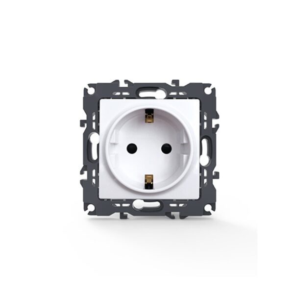 PRIME ΠΡΙΖΑ ΣΟΥΚΟ ΑΣΦΑΛΕΙΑΣ ΛΕΥΚΗ 2P+E 16A 250VAC IP20