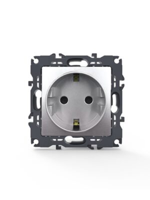 PRIME ΠΡΙΖΑ ΣΟΥΚΟ ΑΣΦΑΛΕΙΑΣ ΜΑΤ ΑΛΟΥΜΙΝΙΟ 2P+E 16A 250VAC IP20