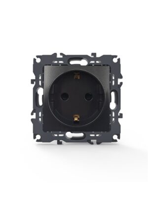 PRIME ΠΡΙΖΑ ΣΟΥΚΟ ΑΣΦΑΛΕΙΑΣ ΜΑΤ ΑΝΘΡΑΚΙ 2P+E 16A 250VAC IP20