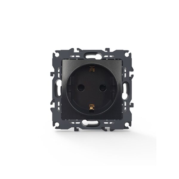 PRIME ΠΡΙΖΑ ΣΟΥΚΟ ΑΣΦΑΛΕΙΑΣ ΜΑΤ ΑΝΘΡΑΚΙ 2P+E 16A 250VAC IP20