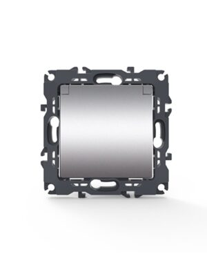 PRIME ΠΡΙΖΑ ΣΟΥΚΟ ΚΑΠΑΚΙ ΑΣΦΑΛΕΙΑΣ MAT ΑΛΟΥΜΙΝΙΟ 2P+E 16A 250VAC IP20